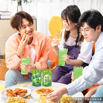 百事可乐美年达X蛋仔派对 青苹果味汽水碳酸饮料330ml*24听 新老包装随机 商品图3