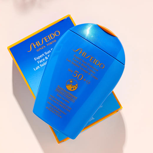 资生堂蓝胖子防嗮乳液150ml防水防汗霜面部及身体 商品图2