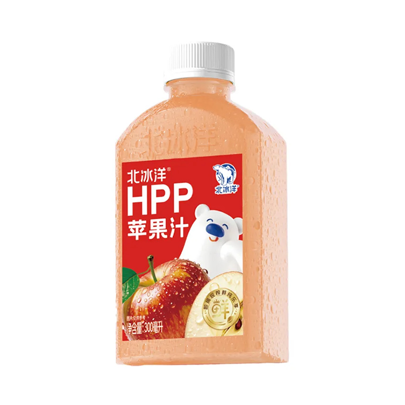 北冰洋HPP苹果汁PET300ml，保质期45天