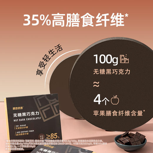 哥本™即食黑巧克力≥85%可可 商品图2