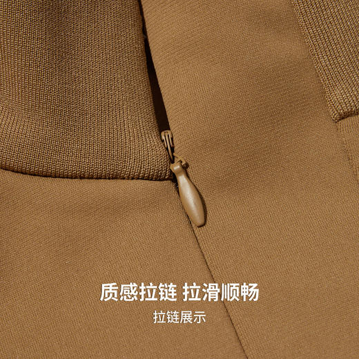 圣得西长袖T恤男2025秋季新款立领半开休闲通勤潮流运动男士上衣 商品图9