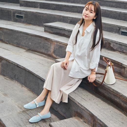 Sacha编织玛丽珍单鞋|PP草鞋面+羊皮鞋垫，舒适透气，温柔百搭 商品图8