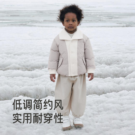 【商场同款】英氏宝宝外套儿童棉服加厚保暖男童棉衣上衣秋冬装 商品图3