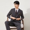 【婚礼季/复古条纹三件套西服】柒牌男装西服色纺花纱戗驳领商务绅士套装129C70090 商品缩略图1