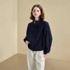 西遇美式复古工装夹克外套女秋季宽松显瘦棒球服通勤短款上衣V2951196 商品缩略图4