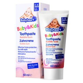 预防龋齿 呵护宝宝牙齿 儿童固齿啫喱牙膏 Babyheart德国 国内发货 0-6/6+岁儿童专用 儿童用品 母婴居家
