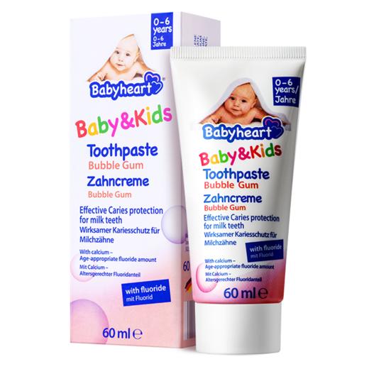 预防龋齿 呵护宝宝牙齿 儿童固齿啫喱牙膏 Babyheart德国 国内发货 0-6/6+岁儿童专用 儿童用品 母婴居家 商品图0