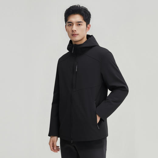 【高弹】圣得西连帽夹克2025秋新款扛皱易打理舒适百搭休闲上衣男 商品图12