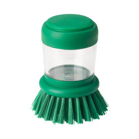 聚便利 X IKEA 洗碗刷带洗洁精盒 亮绿色