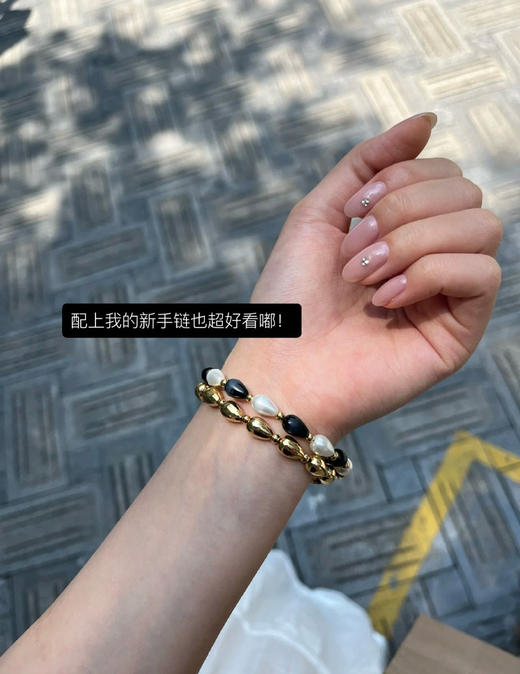 84-4 纯圆正 尾货  钟楚曦 吴千语 同款 阿弗洛迪忒 拼色手链 两条一组 无补货 首日包邮 商品图8