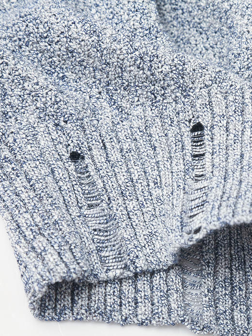 韩系慵懒风必备！浅灰色短款针织开衫外套，软糯又百搭 商品图4