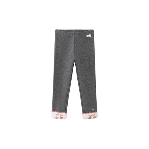 【商场同款】英氏女童裤子秋冬绒感保暖打底裤外出保暖女童长裤 商品图4