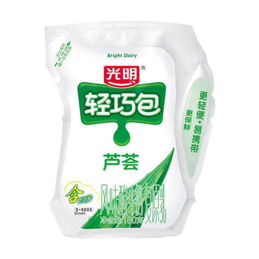 光明轻巧包芦荟酸奶180g，保质期21天 商品图0
