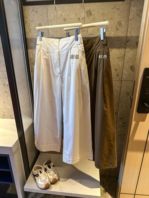 C*S同款休闲版型棉质混纺桶形长裤 商品图12