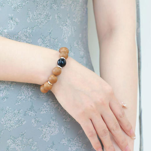 敦煌文创 【飞天芪韵】黄芪中药手串 非遗技艺 古法制香 合香养性 商品图8