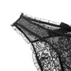 霏慕网纱蕾丝内裤7133 激情性感网纱露臀黑色网纱 商品缩略图3