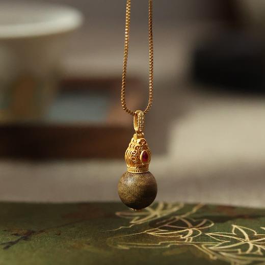 （3-5天发货）寻山隐·海南绿奇楠沉香新中式首饰 ，文玩国风美人的风雅首饰，自带儒雅香气 商品图9