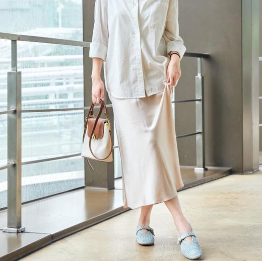 Sacha编织玛丽珍单鞋|PP草鞋面+羊皮鞋垫，舒适透气，温柔百搭 商品图4