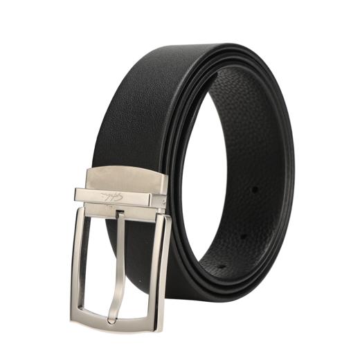 6942199085250115 沙驰satchi 【节日礼物】男式皮带头层牛皮不锈钢针扣腰带青年 1150mm 商品图0