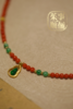 【茱事顺俪】18K黄金翡翠红手链 商品缩略图0
