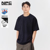 NPC潮牌小字母刺绣华夫格口袋短袖T恤男挺括抽绳可调节NP55TE68 商品缩略图0