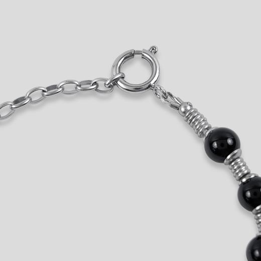 GOODBAI 916 logo异形吊坠串珠金属组合手链 商品图2