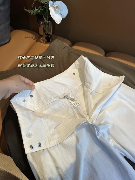 C*S同款休闲版型棉质混纺桶形长裤 商品图14