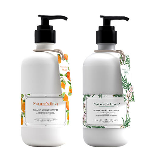 天然之扉植萃香氛洗发水修护橙果香发丝光泽强韧烫染受损洗发露 商品图8