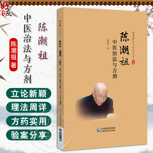 陈潮祖中医治法与方剂陈潮祖医学传承书系 陈潮祖 供中医药院校师生中医临床科研工作者及中医药爱好者阅读参考中国医药科技出版社 商品图0