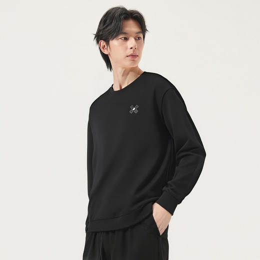 gxg.jeans男装   多色胸口趣味图案休闲基础圆领卫衣男 25秋热卖 商品图2