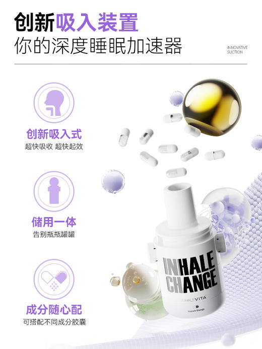 InhaleVita速睡伴美国进口吸入褪黑素非安瓶入睡好眠深度睡眠失眠 商品图3