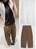 C*S同款休闲版型棉质混纺桶形长裤 商品缩略图4