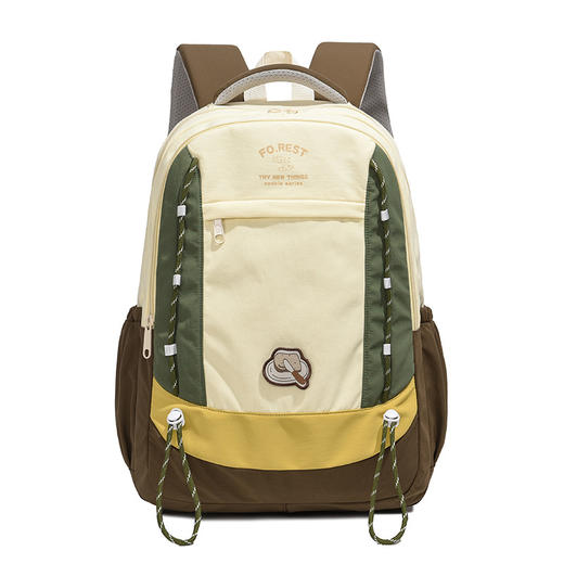 积分兑换【简约韩系撞色新款书包】轻便旅行休闲双肩包 高颜值耐脏大容量双肩包-QB#异业福利 商品图6