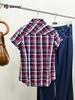 【第2件半价！尾货清仓不退换】波顿女士格仔休闲短袖衬衫LS383 商品缩略图2