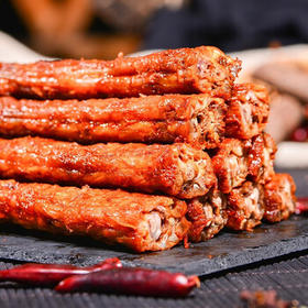 杉爱烤脖40g（糖醋味）*9 风干鸭脖风味 手撕鸡脖烤脖 休闲零食