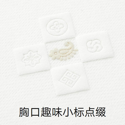 gxg.jeans男装   多色胸口趣味图案休闲基础圆领卫衣男 25秋热卖 商品图4