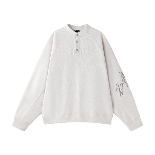 BJHG不计后果禅意立领卫衣外套男款秋季2025新款中式刺绣廓形外套 商品图4