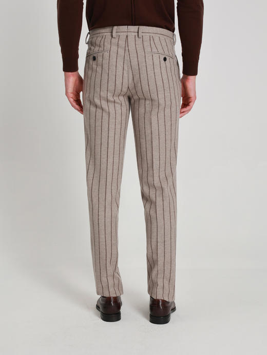 callisto雪茄棕绵羊毛西裤 商品图4