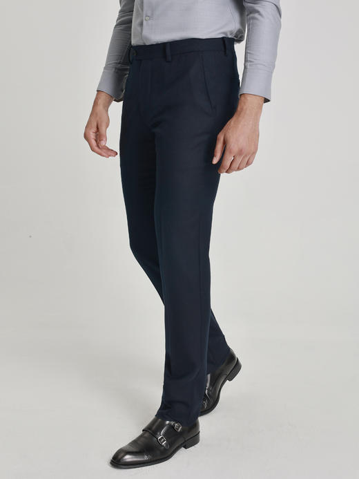 callisto星空蓝绵羊毛西裤 商品图2