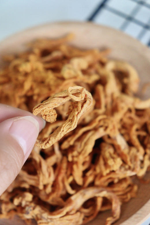 一口酥脆😋满嘴肉香，好吃到舔手指👉【天鲜萌·香酥肉松条】香辣味&原味两口味🉑选の💥挑食小孩配粥喝两碗❗️ 商品图7