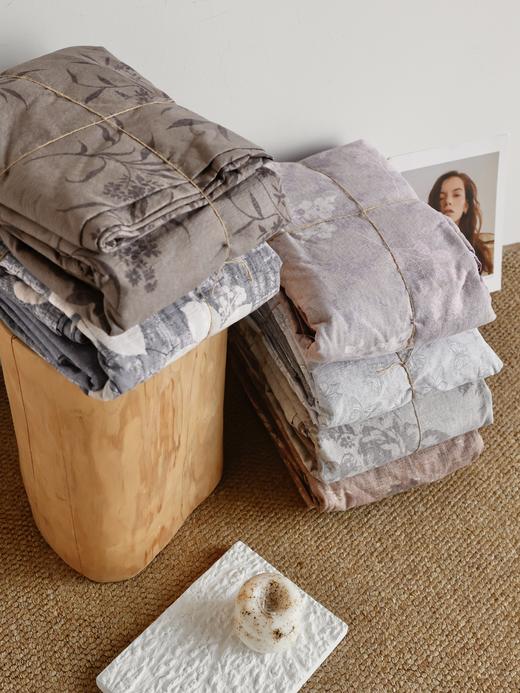 北纬48°黄金产区亚麻❗️『繁花入梦』系列【轻法式原麻五件套】在40℃也能享受20℃山涧般的舒爽裸睡感❗️ 商品图14