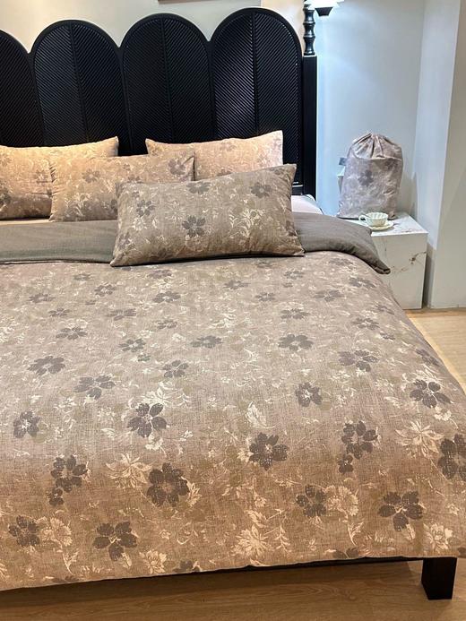 北纬48°黄金产区亚麻❗️『繁花入梦』系列【轻法式原麻五件套】在40℃也能享受20℃山涧般的舒爽裸睡感❗️ 商品图8