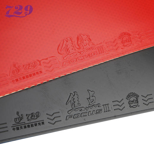 友谊729  焦点3 内能乒乓球胶皮球拍反胶套胶半粘半涩 商品图1