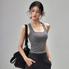 【147元任选3件】跃牌【蚂蚁运动】系列 工字运动背心带胸垫防震聚拢性感跑步健身上衣WDB6014（活动产品，收货7天内支持退换） 商品缩略图3