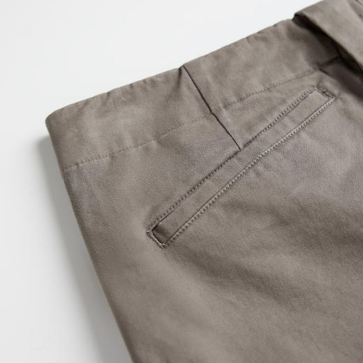 ROMI STUDIO“舒适松弛”复古细纹棉弹力高腰阔腿休闲裤RWCAX64657  商品图4