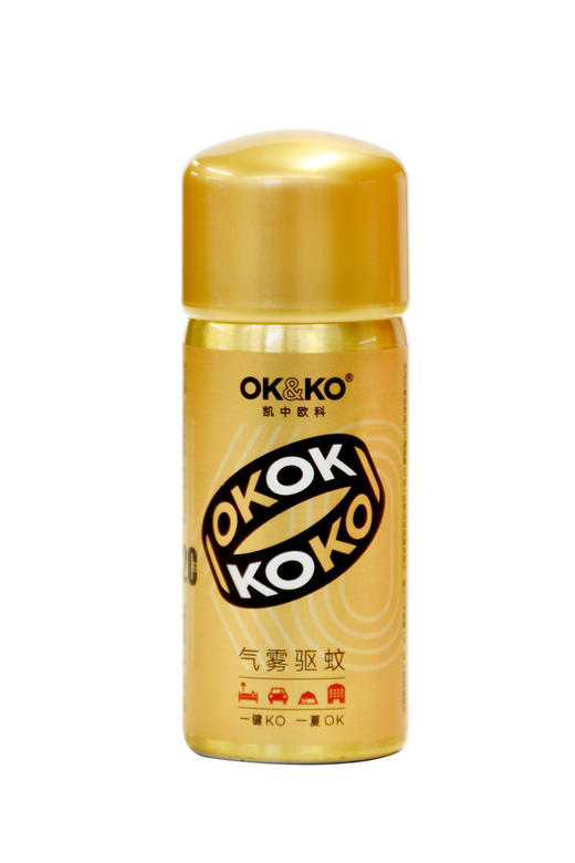 OK&KO小金瓶杀蚊气雾剂驱蚊喷雾【喷环境或者衣服 不喷皮肤】 商品图7