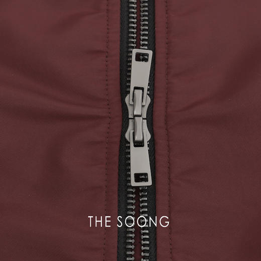 THESOONG|"秀场飞行服"早秋时髦廓形百搭立领撞色夹克外套HBWT6918 商品图6