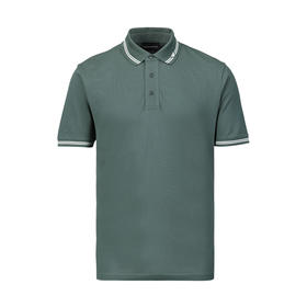 【特惠秒】Emporio Armani 男士全棉刺绣领标logo休闲短袖Polo T恤12385