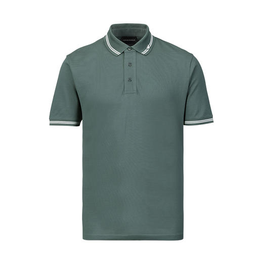 【特惠秒】Emporio Armani 男士全棉刺绣领标logo休闲短袖Polo T恤12385 商品图0