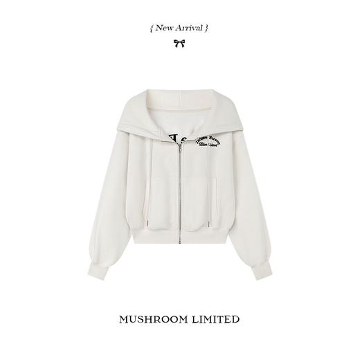 金蘑菇菇 《穿卫衣的女明星》·厚绒深秋版 / 秋冬卫衣外套修身短款 商品图13